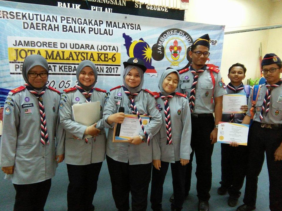 JAMBOREE DI UDARA (JOTA), JOTA MALAYSIA KE-6 PERINGKAT KEBANGSAAN 2017
