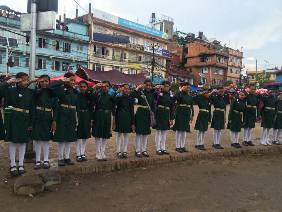 Service at Bhotojatra in Jawalakhel, Nepal.