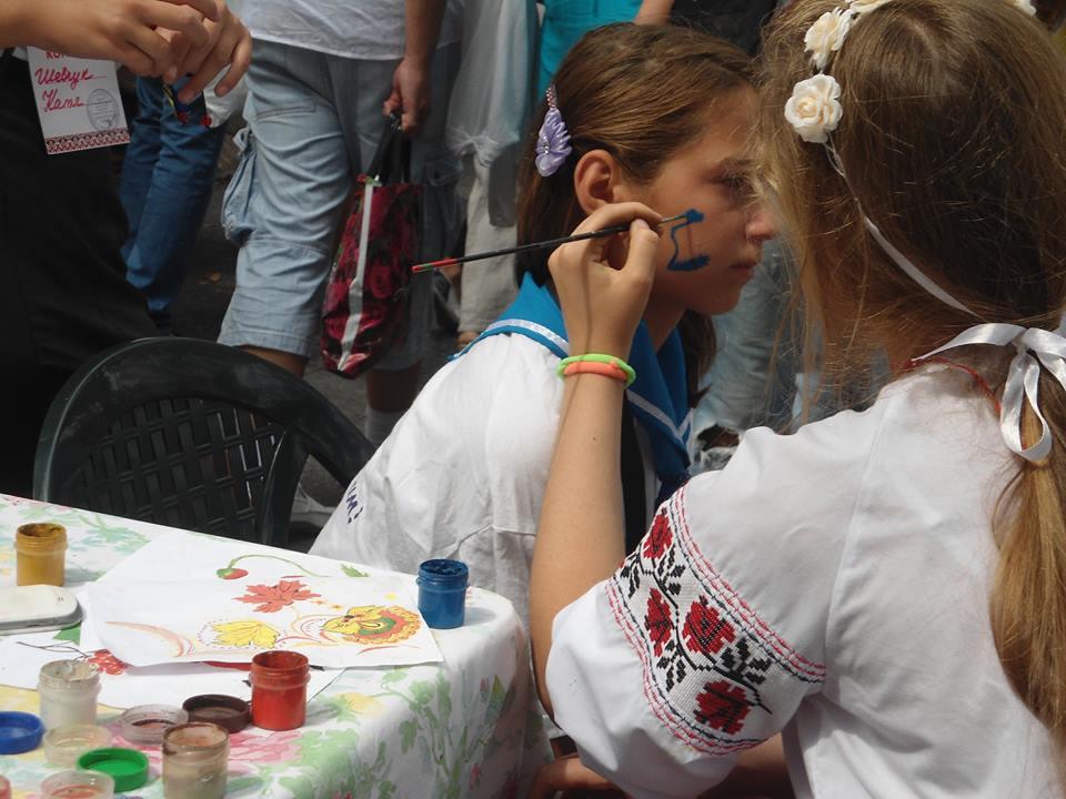 Flashmob in Odessa:United Ukraine 