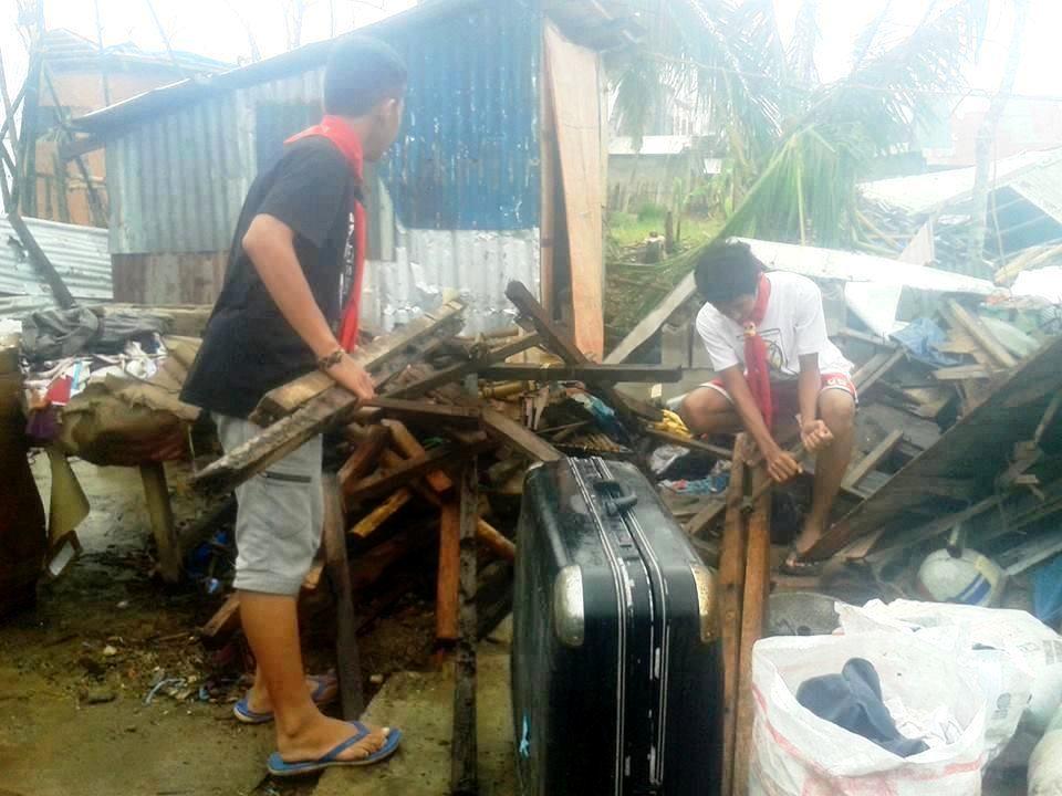 After typhoon NONA