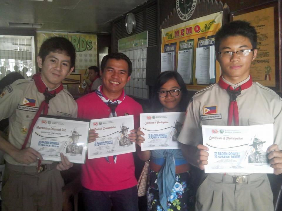 Baden Powell Quiz Bee Manila Council