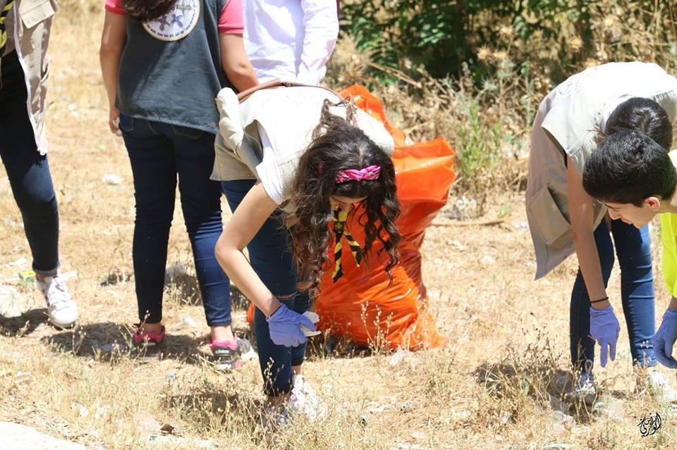  مشاركة مجموعة الصداقة في حملة نابلس خضراء