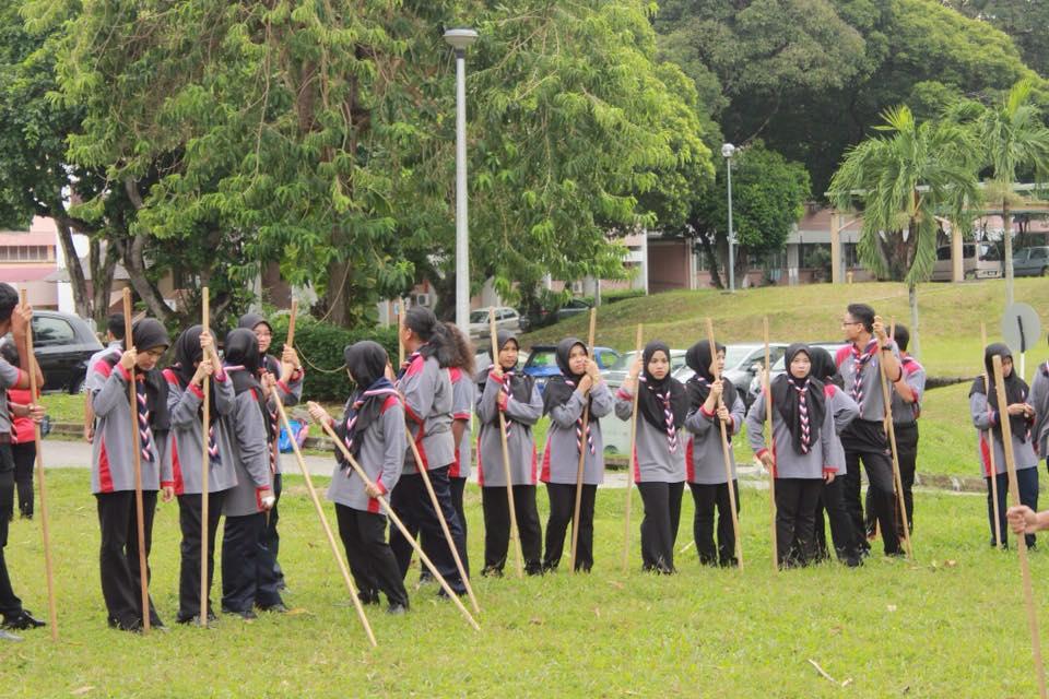 latihan kawad tongkat