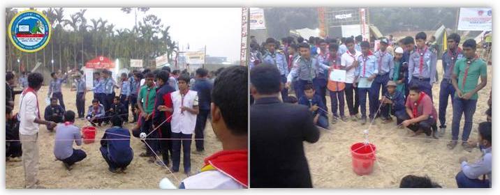 Networking game in '15th Dhaka District Rover Moot and 1st COMDECA 2016'