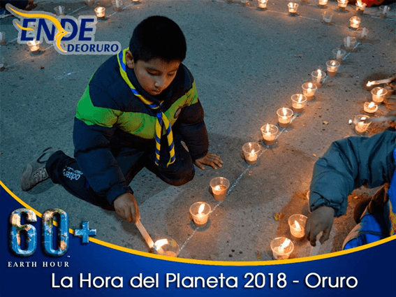 LA HORA DEL PLANETA PLANTADO DE ARBOLES