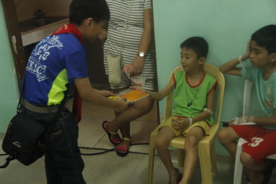 Chiang Kai Shek College Scouts visits cancer patients of National Children's Hospital