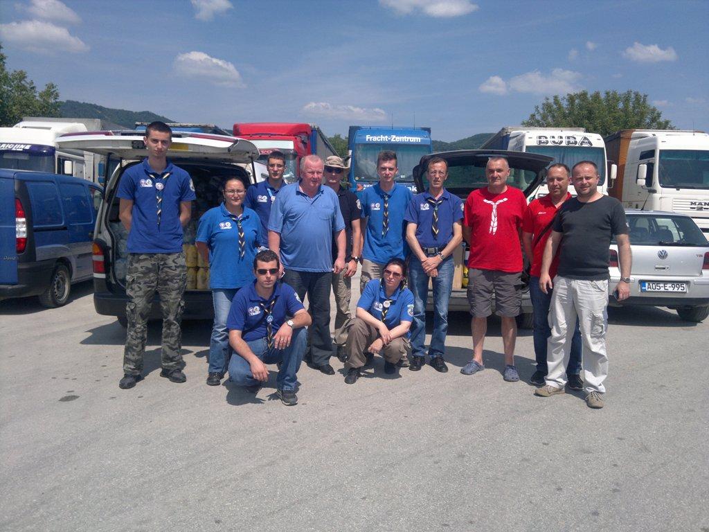 Scouts of Prijedor for people in Doboj