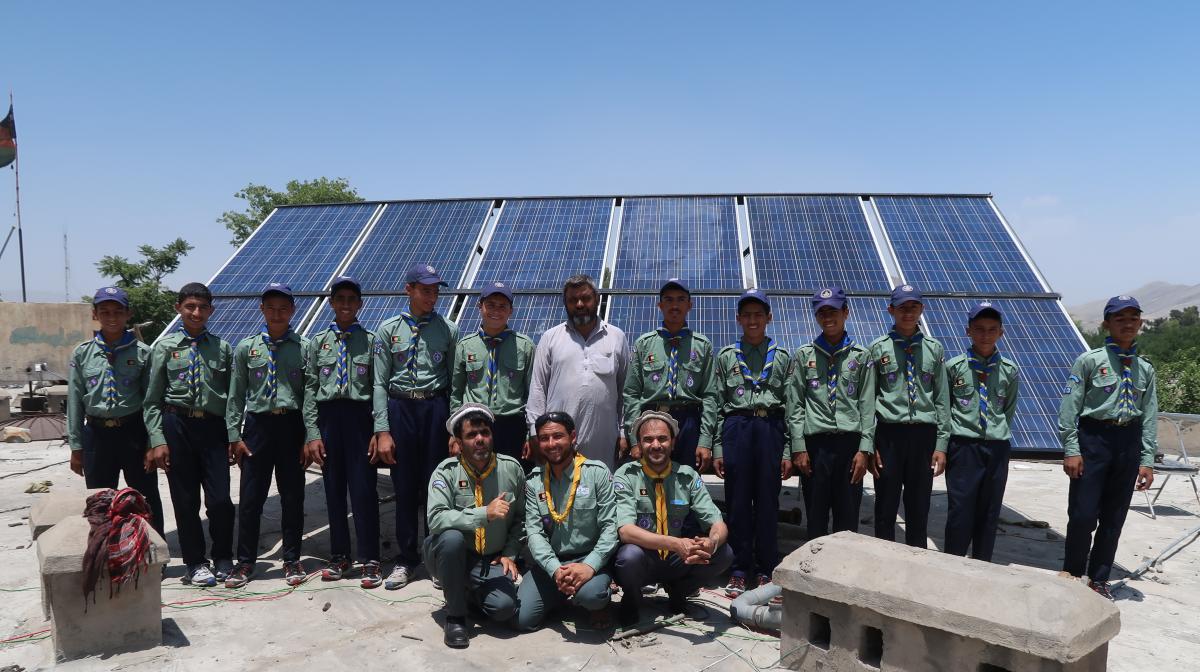 Afghanistan Scouts Go Solar