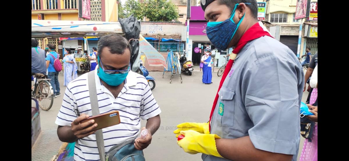 MASK DISTRIBUTION AND SANITIZATION 