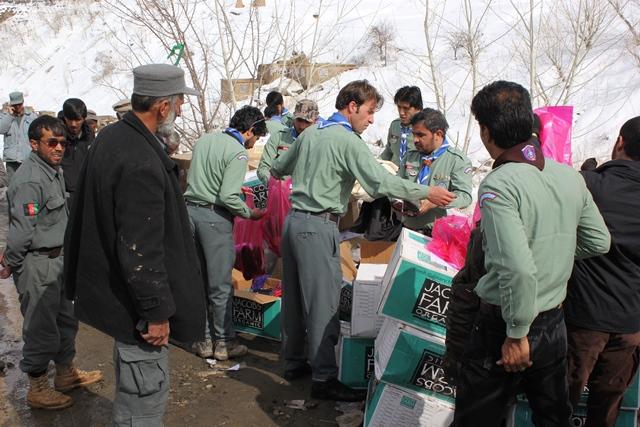 Scouts in Afghanistan Supporting Community