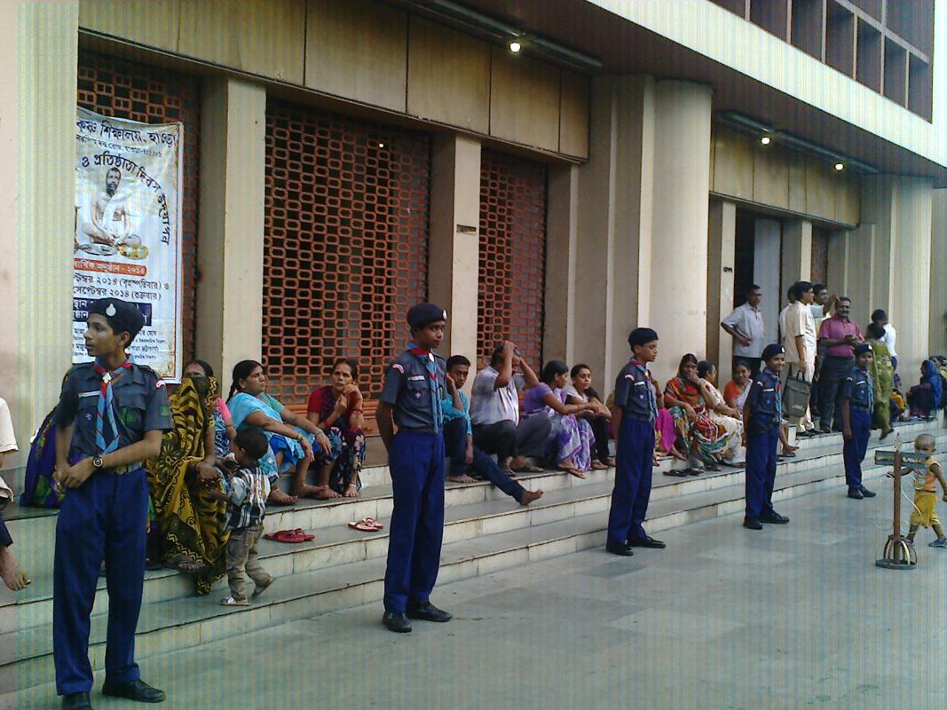 Service at Health Camp on 25/09/2014