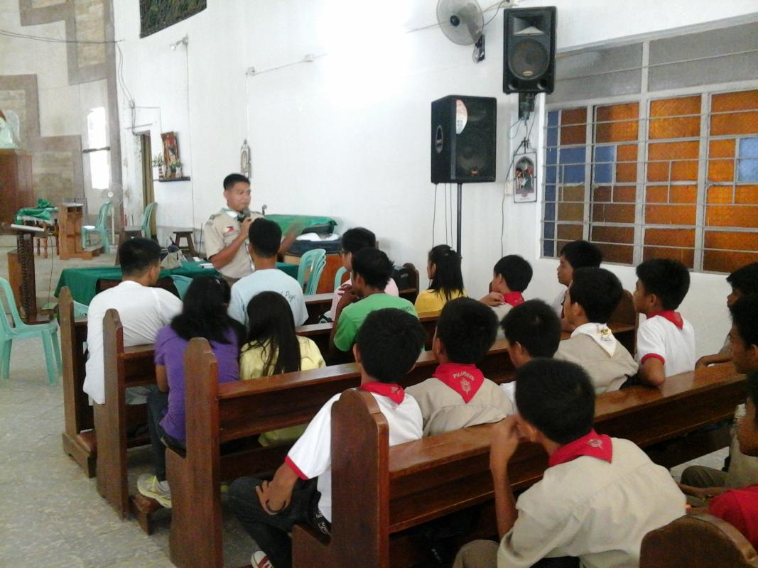 The Boy Scouting Program is introduce to Parish Youth Ministry