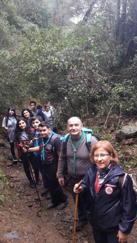IZDOS - Izmir Izci ve Doğa Sporcuları GSK  arranged trekking to ''The Monastery Hill''   on sunday.