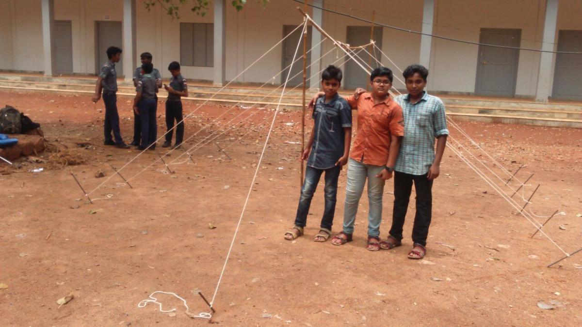 making shelter for girls