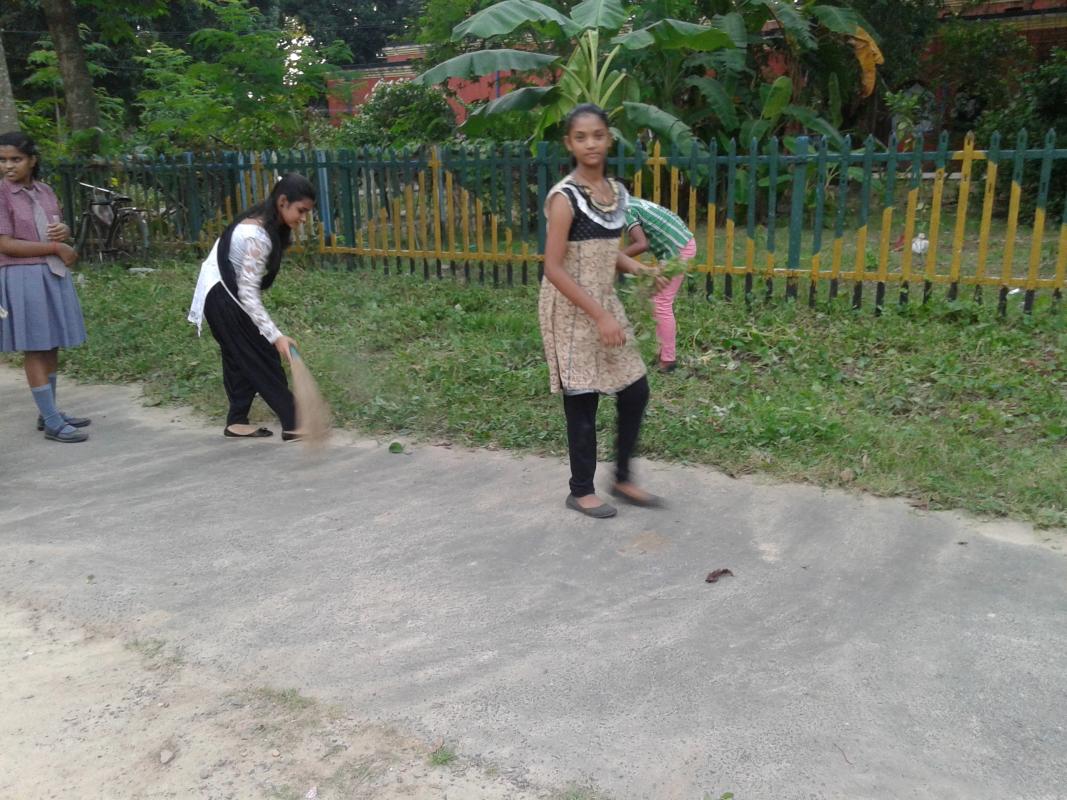 CLEANLINESS SERVICE ACTIVITIES  ORGANISED BY OFFICERS' COLONY GROUP MEMBERS..