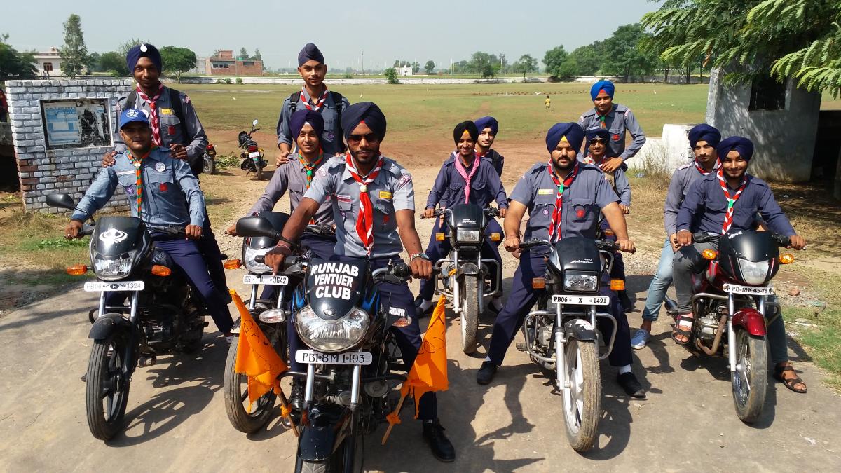 BIKE rally as a MESSANGER OF PEACE  @t INTERNATIONAL BORDER