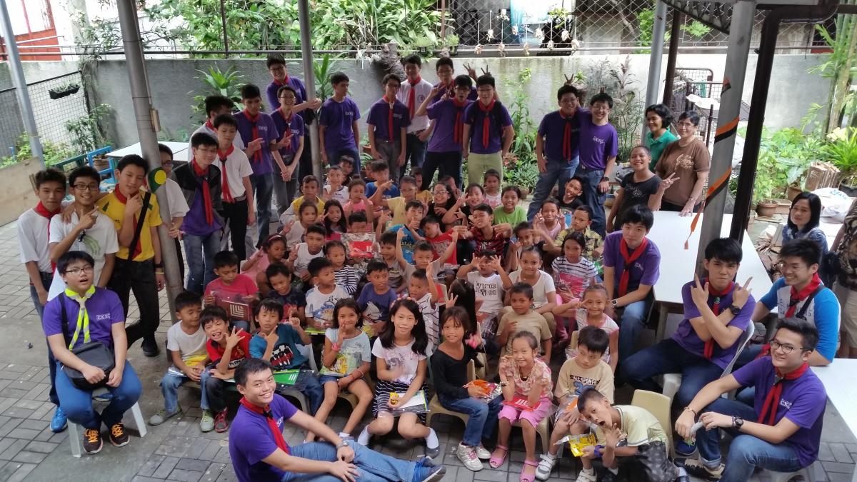 CKSC Senior Boy Scouts Outreach Program at Bukas Palad Foundation