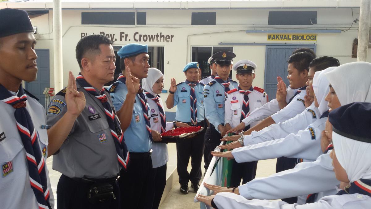 Majlis Penabalan Pengakap Kelana Penuh Daerah Tawau.