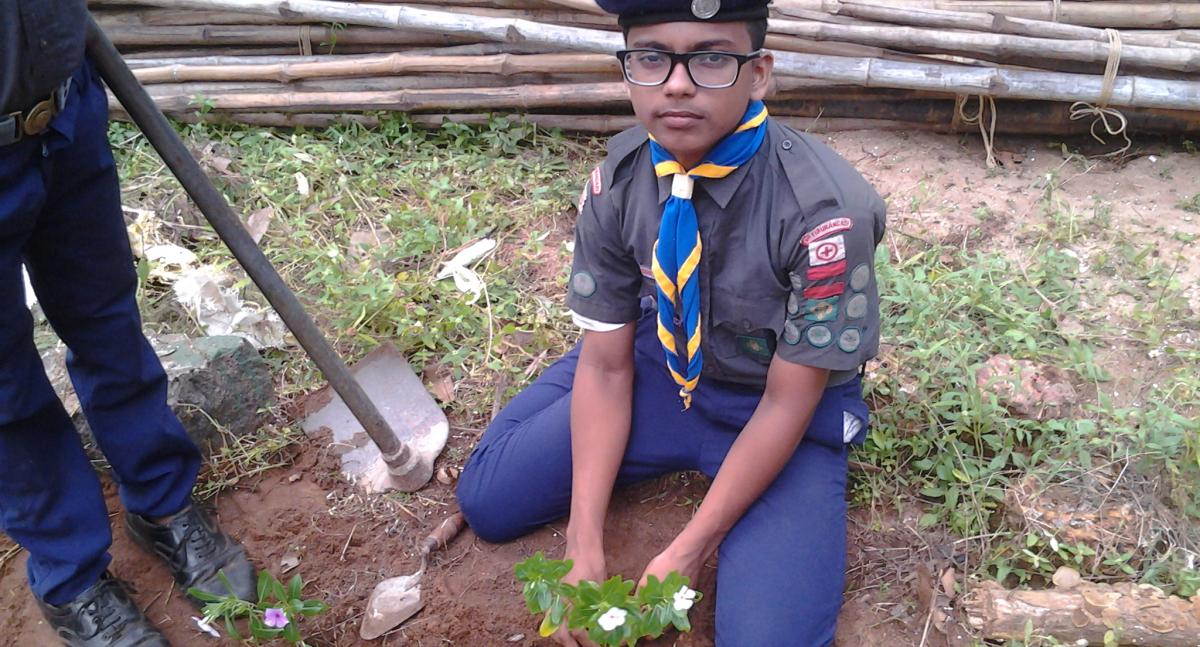 36 Hours Service Project: Garden Making