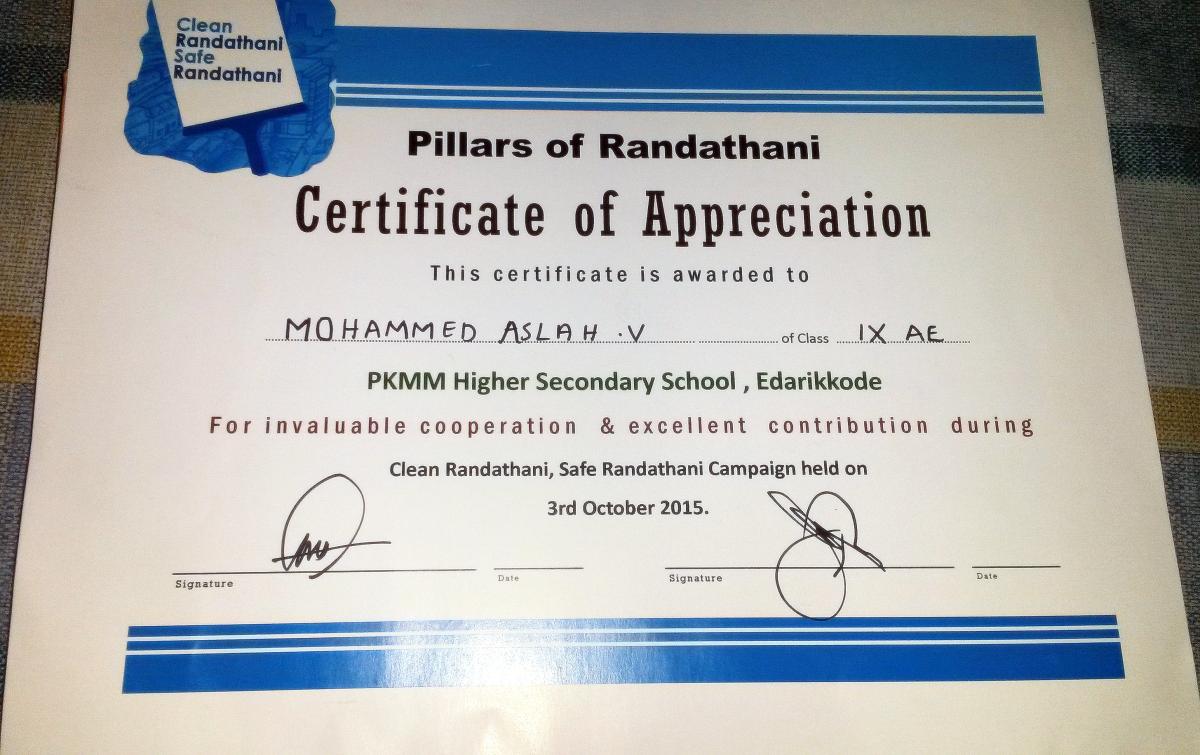 Clean Randathani and Safe Randathani.....