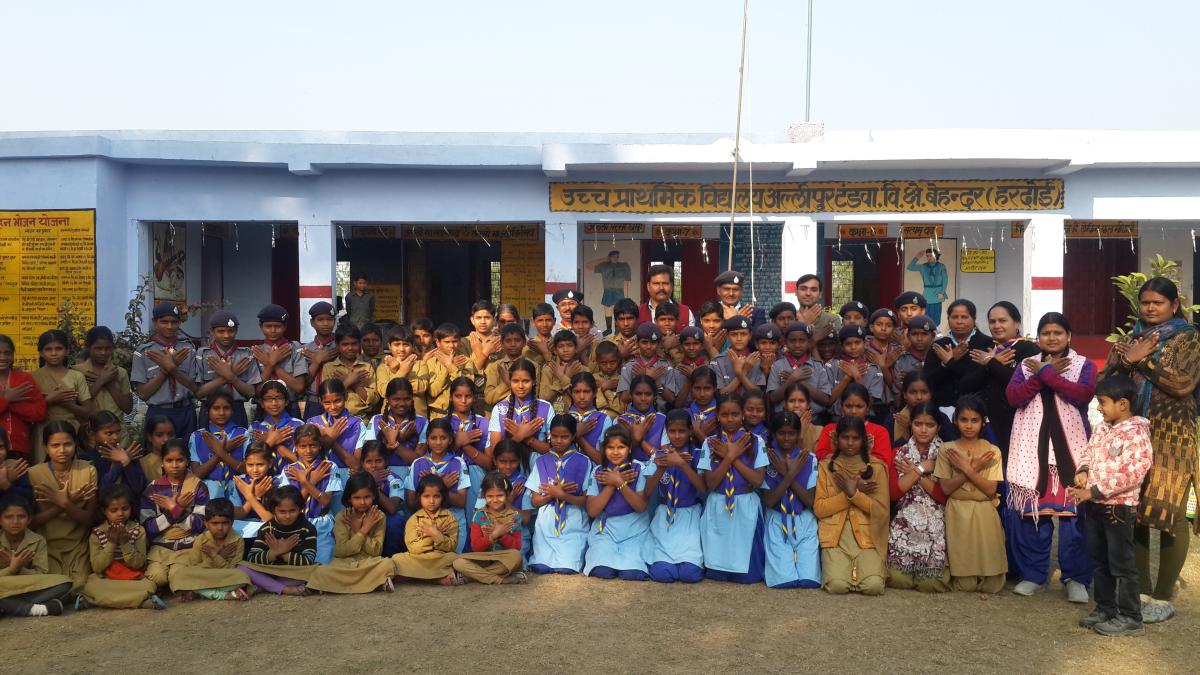 Pravesh And Deecha Sanshkar Program 2015 Behndar Hardoi