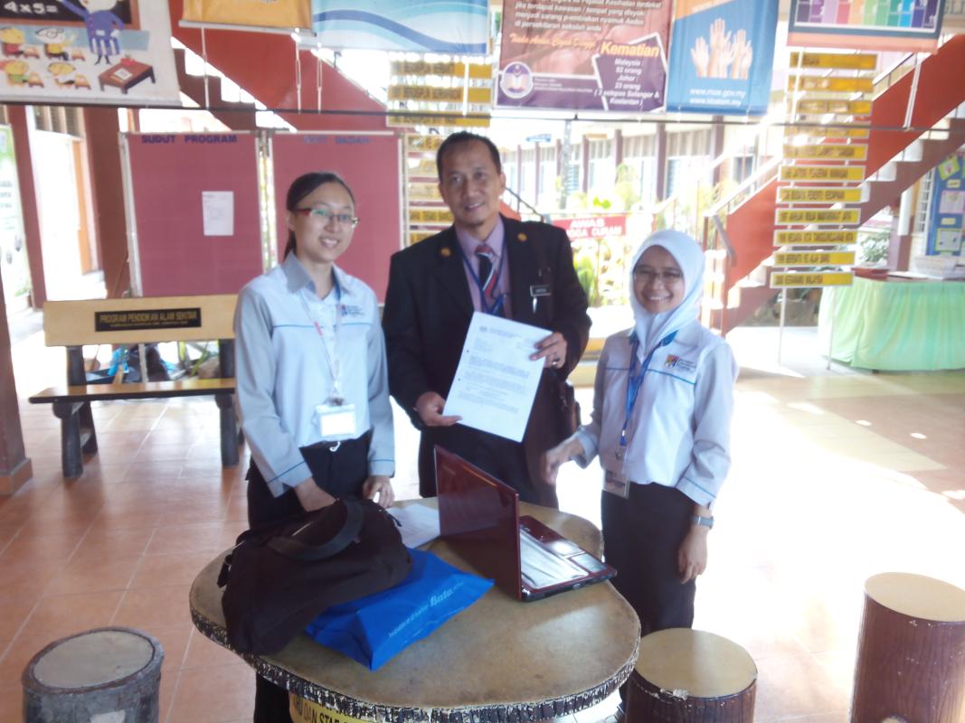 Taklimat MOP kepada semua guru dan pelajar SMK Jementah, Segamat, Johor.