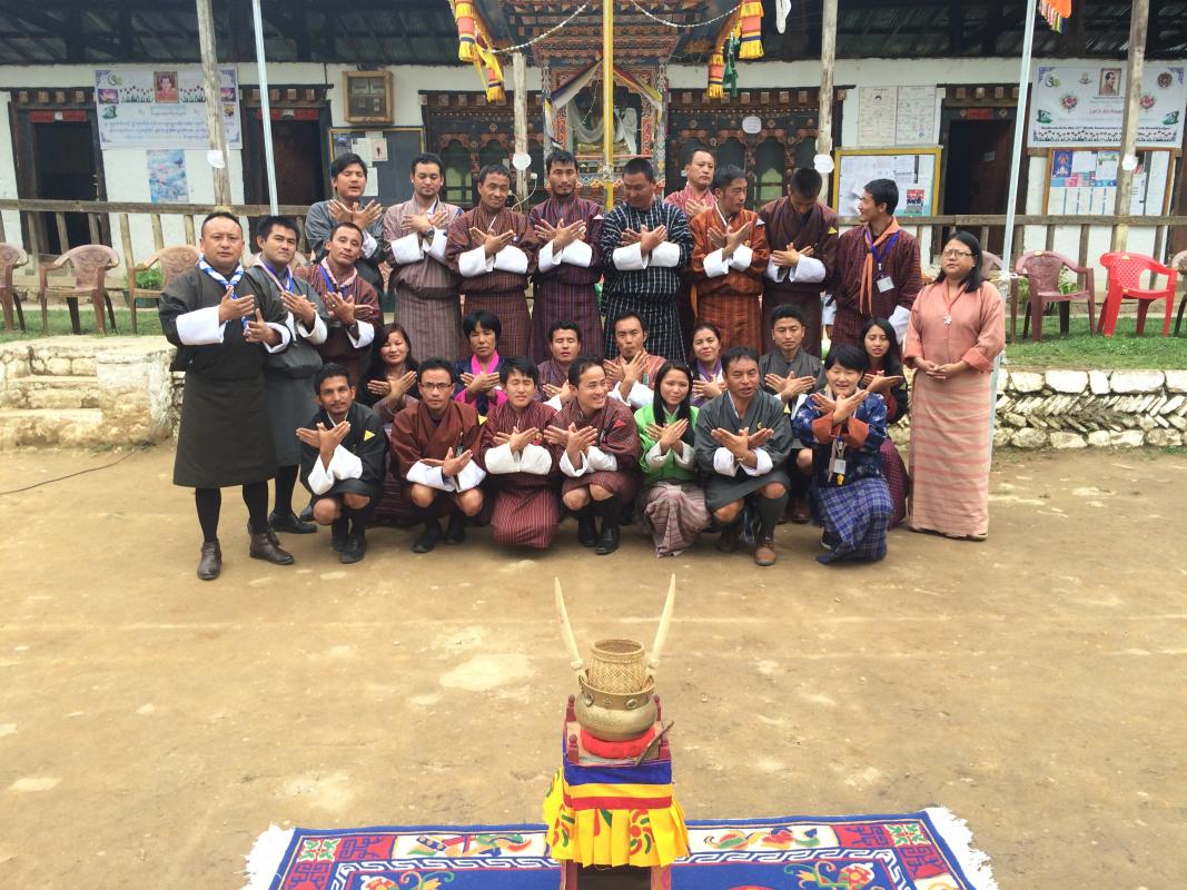 Adult Leaders in Bhutan: "Spreading the message of peace and promoting volunteerism"