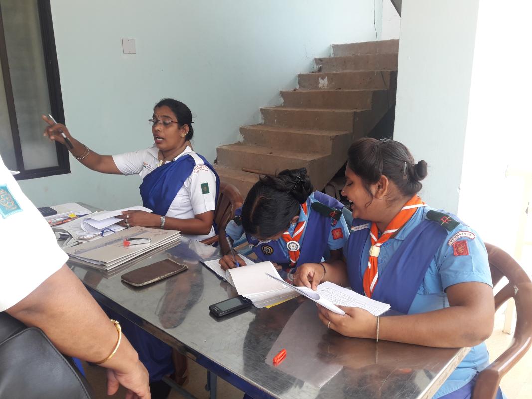 Service in Rajyapuraskar Guide &Scout Testing Camp 2018