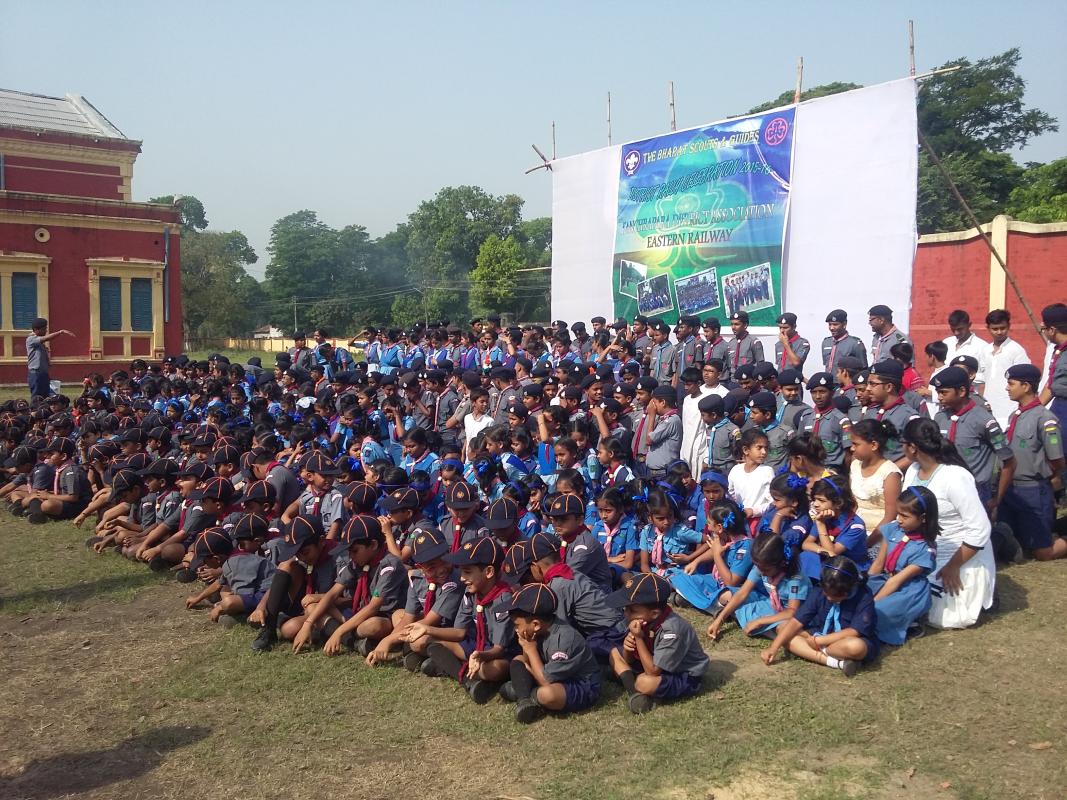 District Rally of Kanchrapara District,Eastern Railway Bharat Scouts & Guides 