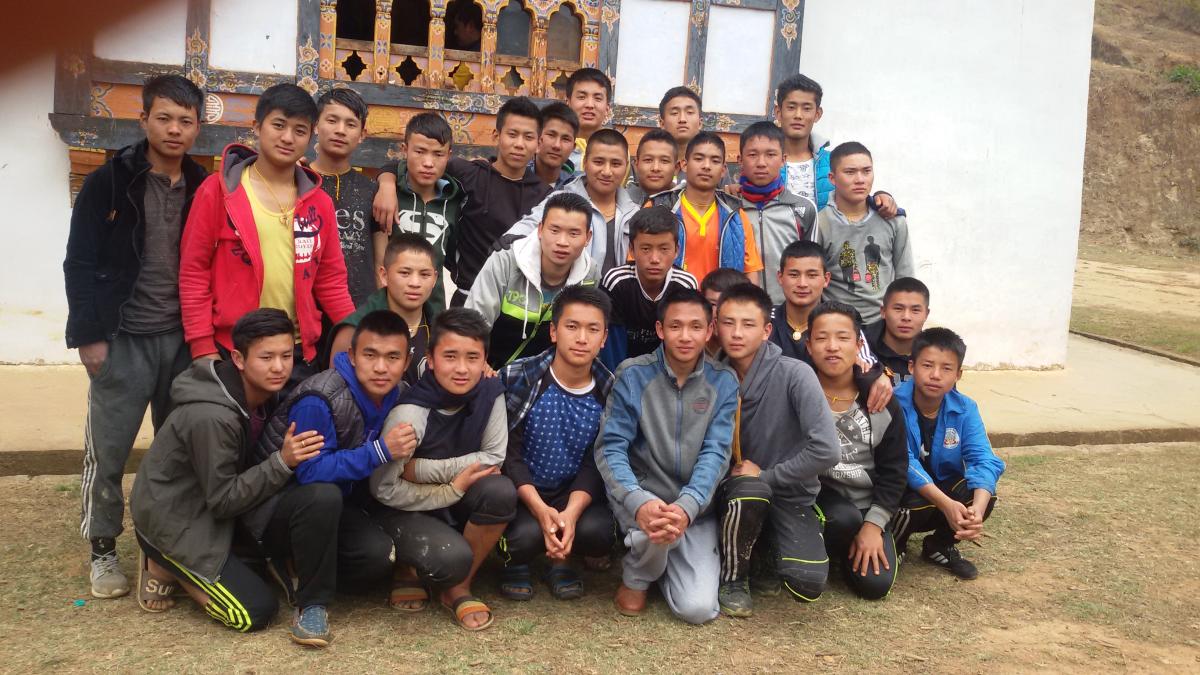Hands for the construction of temple