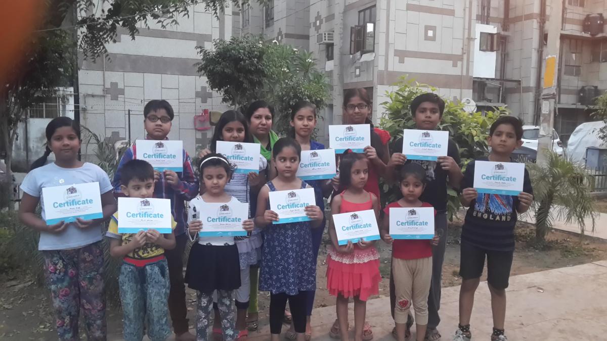 Certificate ceremony 