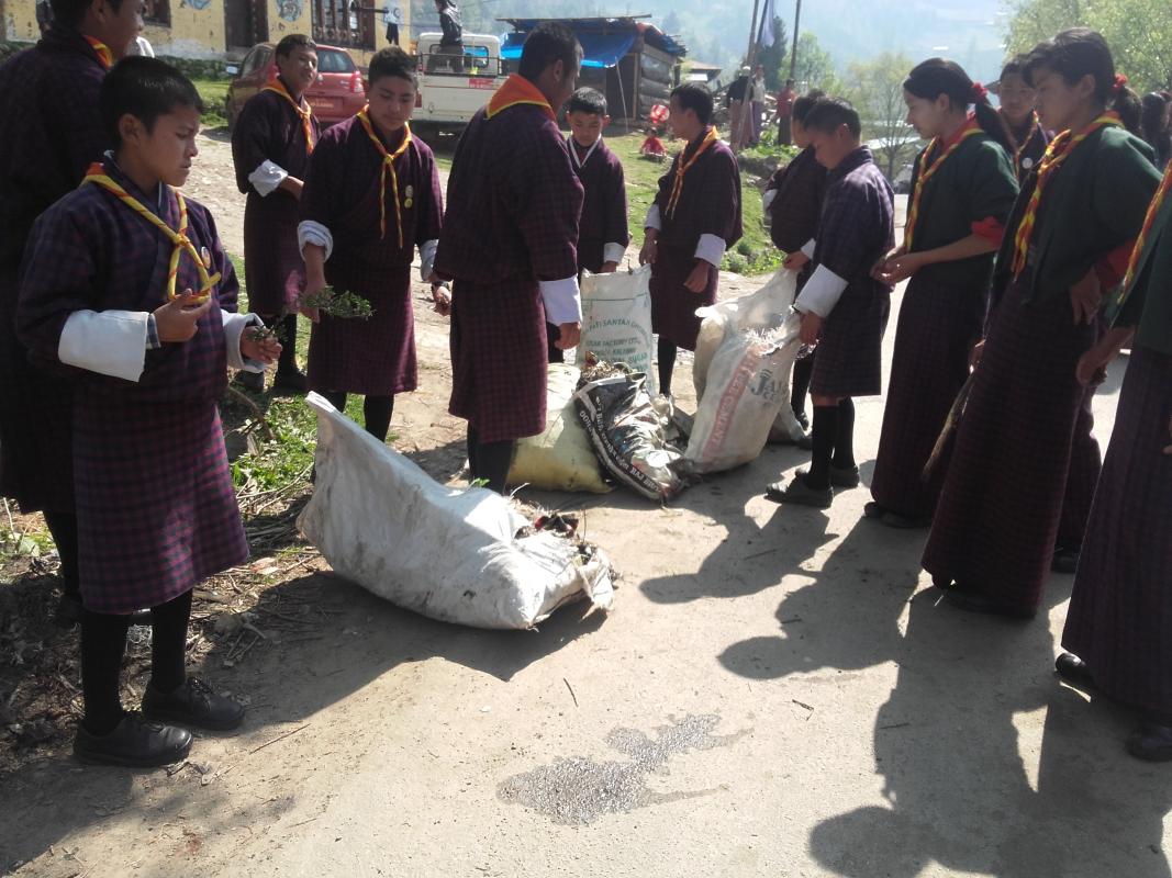 Clean community for PEACE. 