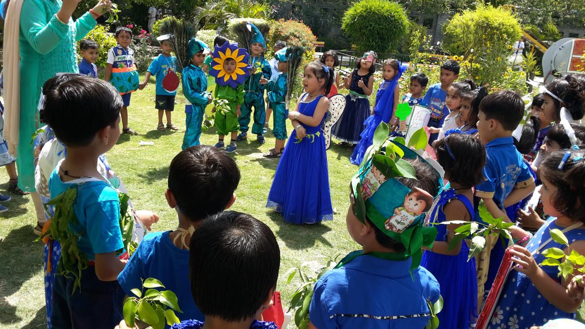Earth day celebration with bunny ( small kids )