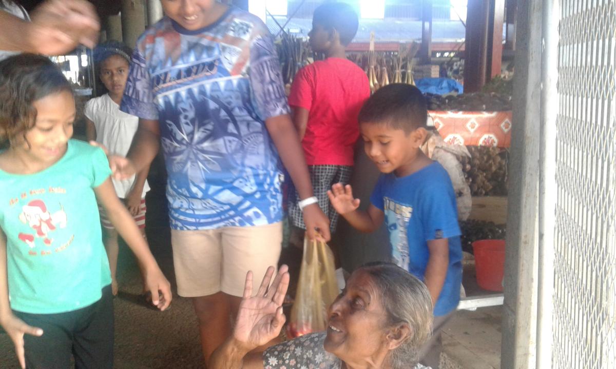 Hands and Feet Project - Feeding people in streets.