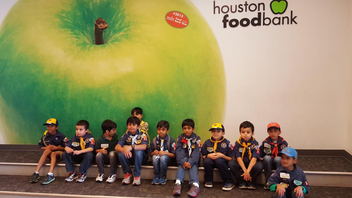 Cub Scouts Pack 321 MOP - Houston Food Bank 