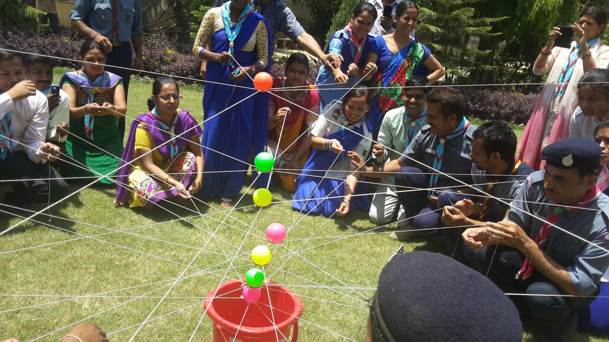 Messenger of peec work shop held in teachers training course 