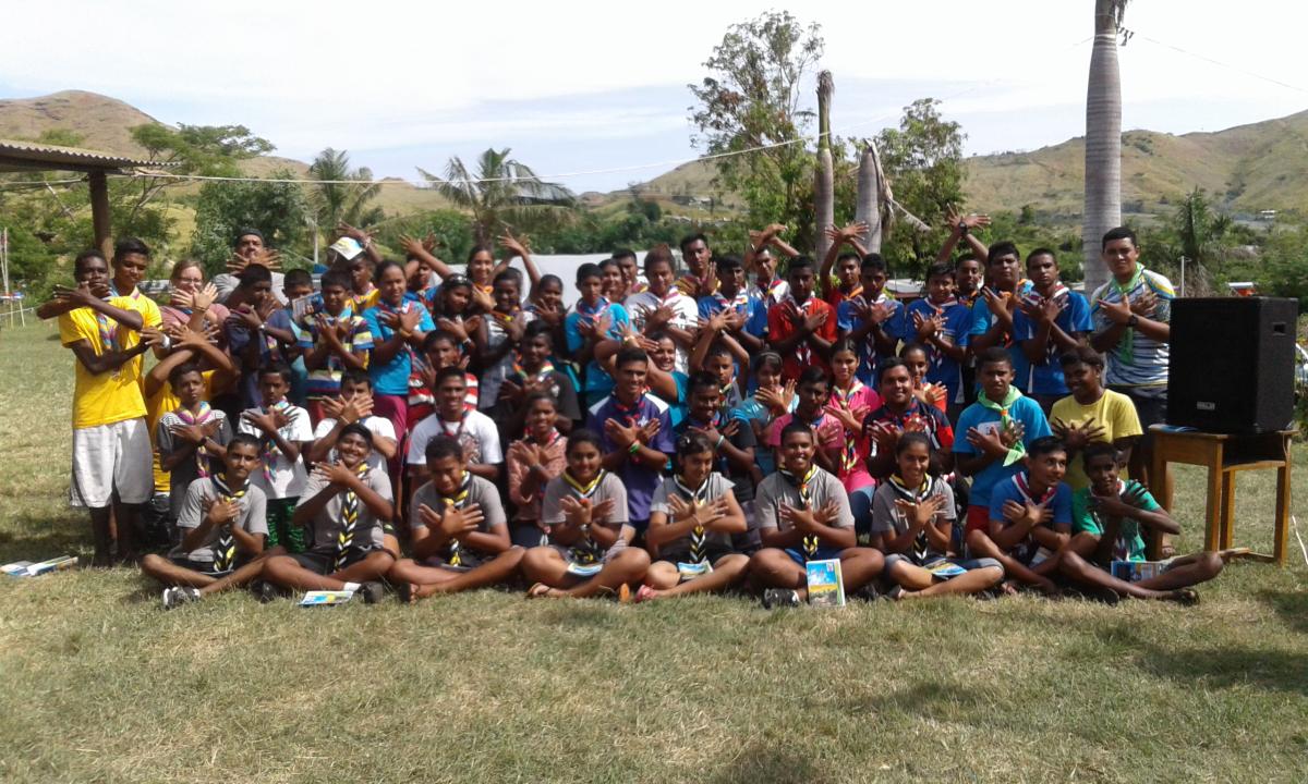 Rover & Venturers RalLy at Tuvu Primary School
