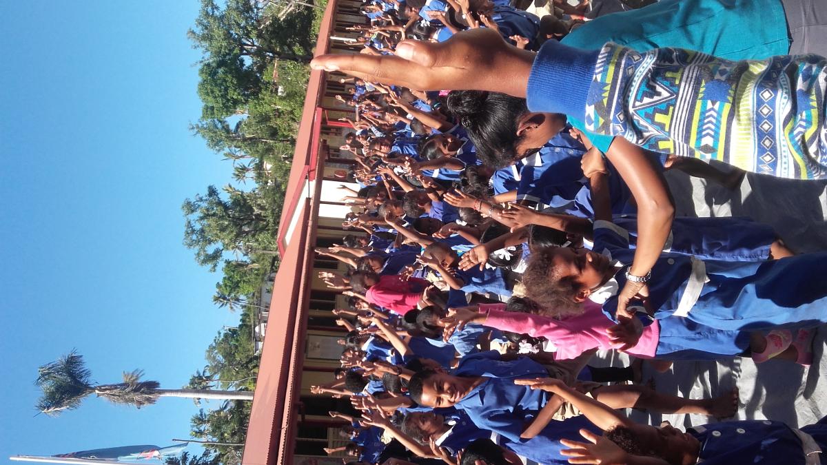yoga conducted at drasa primary school