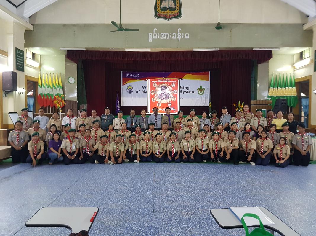 Workshop on Drafting a Naional Training System for Myanmar acouts 