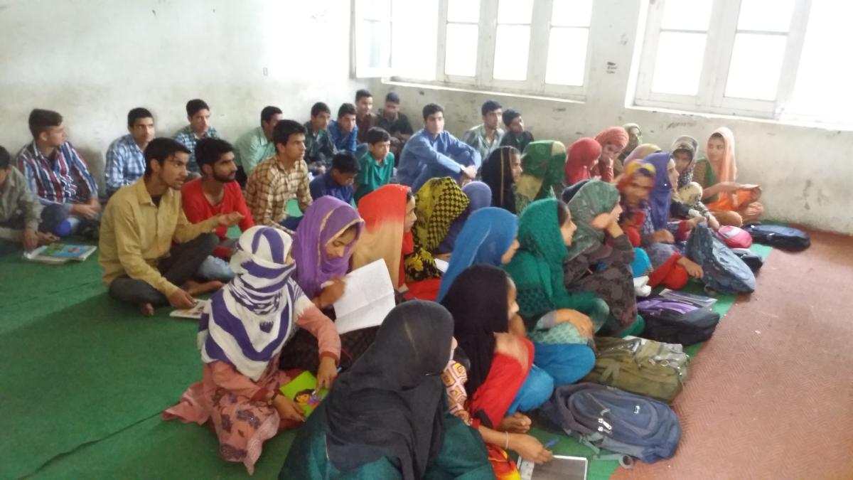 Free Educational Coaching for the students of (9th to 12th class)and also free distribution of Rice to needy people in Kashmir ( Jammu & Kashmir).