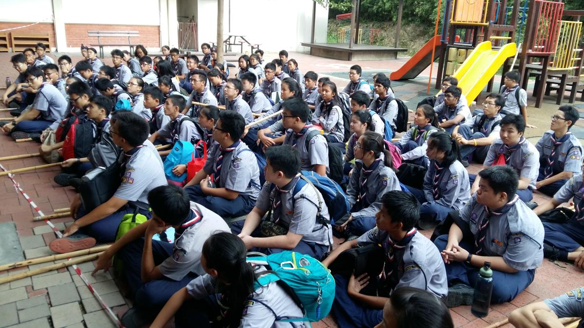Senior Scouts 80km Expedition Hike briefing 2016