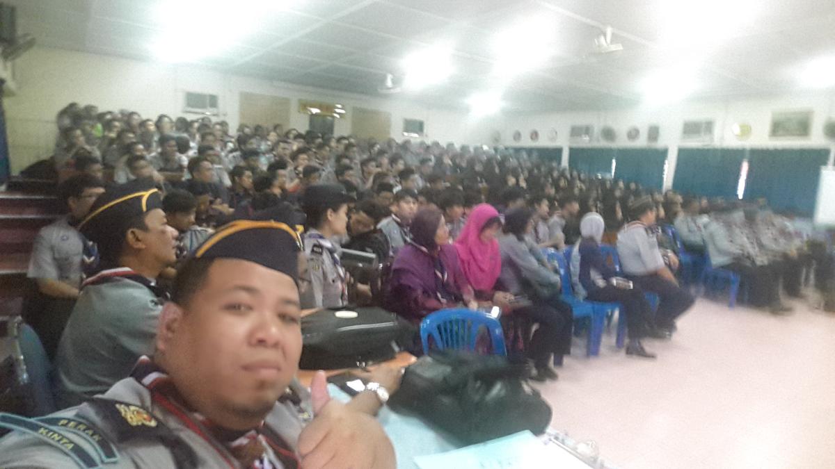 Pengenalan Messenger of Peace Kepada Ahli Pengakap di sekollah