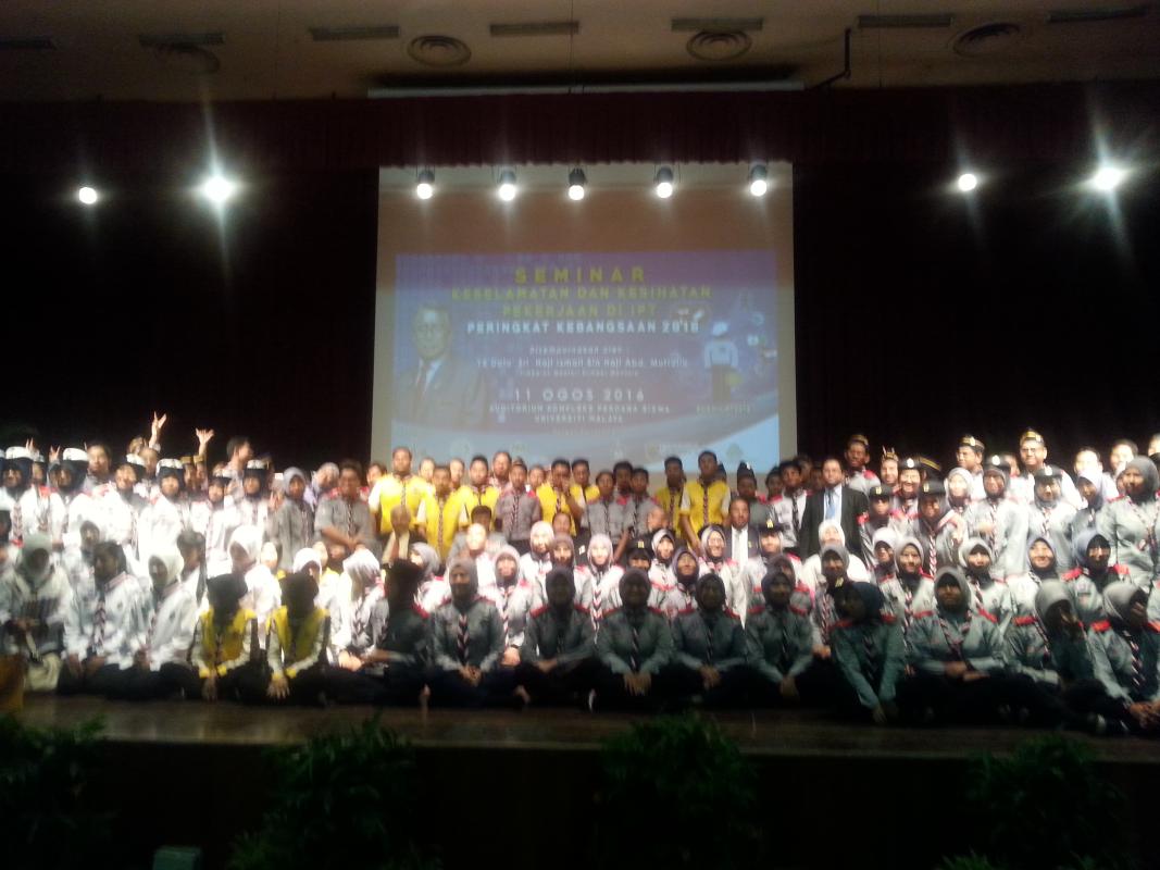 SEMINAR KESELAMATAN DAN KESIHATAN PEKERJAAN DI INSTITUT PENGAJIAN TINGGI PERINGKAT KEBANGSAAN 2016