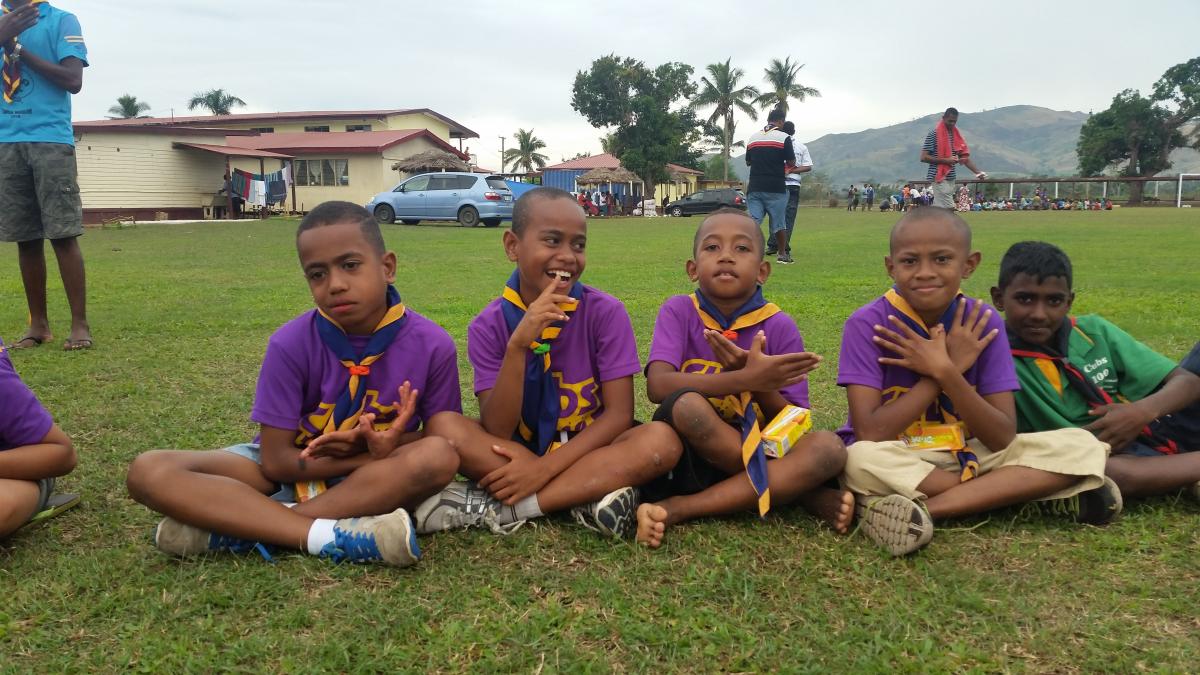 Spreading  PEACE at the Centennial 9th Fiji National Camboree