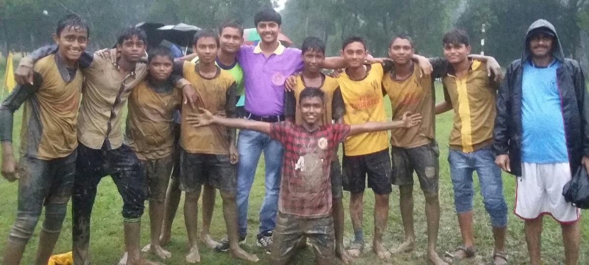 District Football League for Support the Indian Team of Olympic 