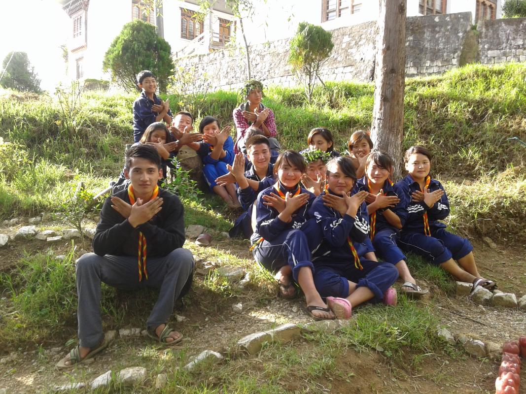 Tashitse AHSS scouts volunteered