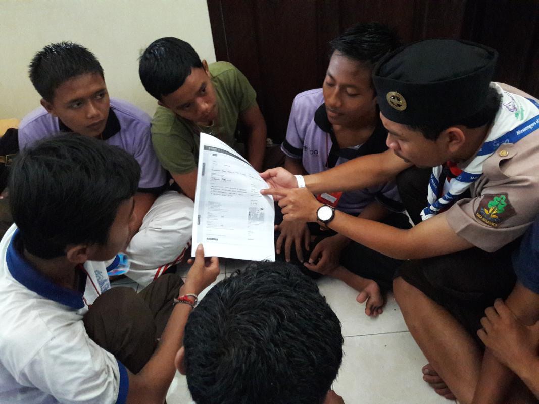 Spreading Peace in Denpasar, Bali.