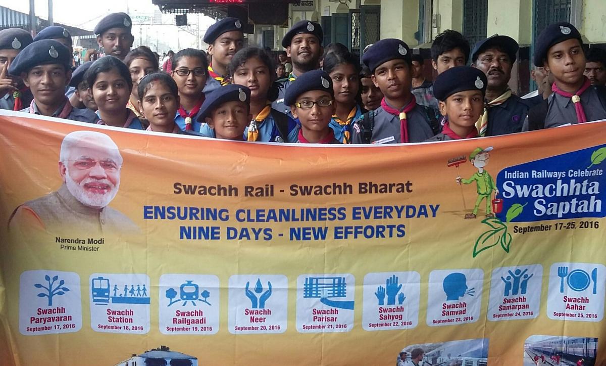 Swacha Rail-Swacha Bharat Saptah Service Mission