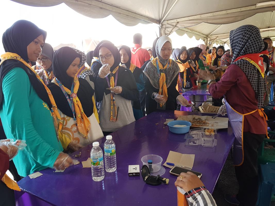 Smk kamil ke jambori pengakap asean di terengganu.