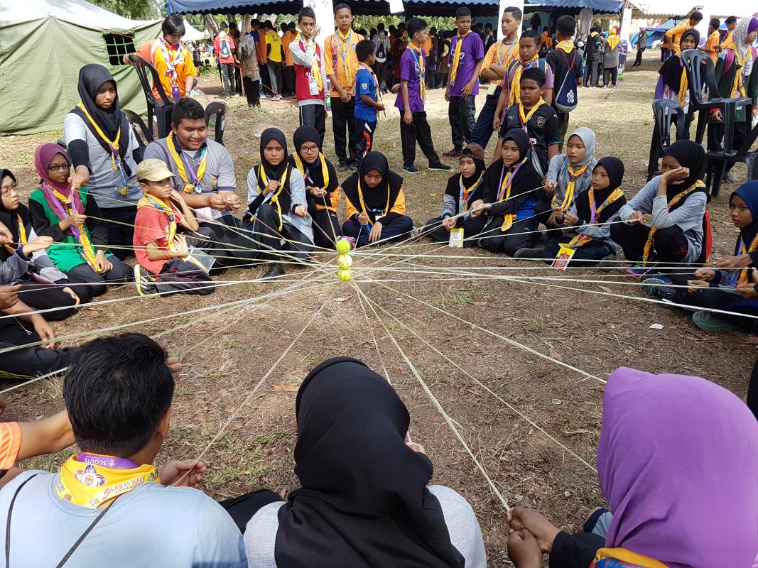 Menyertai jambori pengakap asean ke lima di Terengganu